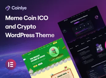 Coinlye – Meme coin ICO & Crypto WordPress Theme