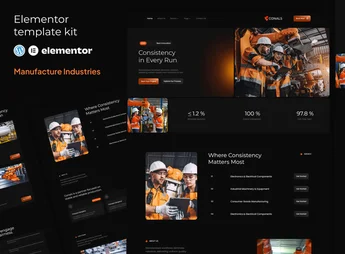 Conals – Manufacture Industries Elementor Template Kit