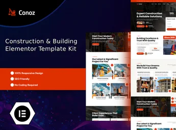Conoz – Construction & Building Elementor Template Kit