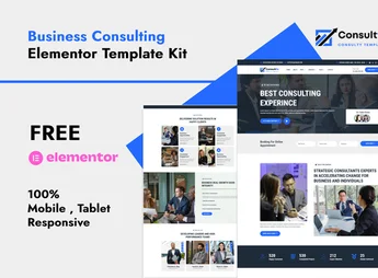 Consultfa – Business Consulting Elementor Template Kit