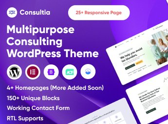 Consultia – Multipurpose Consulting WordPress Theme