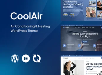 CoolAir – Air Conditioning & Heating HVAC WordPress Theme