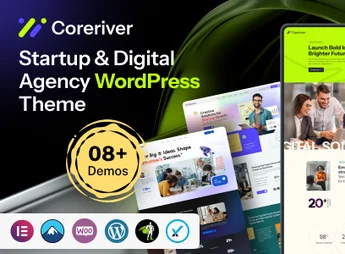Coreriver – Startup & Digital Agency WordPress Theme