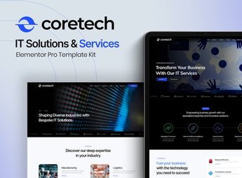 Coretech – IT Solutions & Services Elementor Pro Template Kit