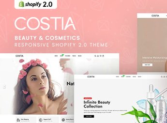 Costia – Beauty & Cosmetics Responsive Shopify 2.0 Theme