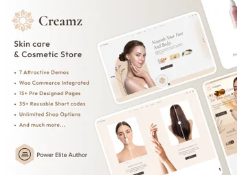 Creamz – Beauty Salon & Spa WooCommerce
