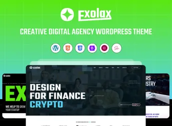 Exolax – Creative Digital Agency WordPress Theme