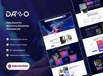 Dataso – Data Security Solutions Elementor Template Kit