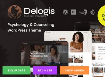 Delogis – Psychology & Counseling WordPress Theme