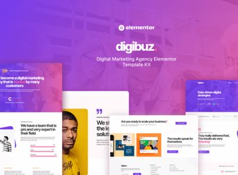Digibuz – Digital Marketing Agency Elementor Template Kit