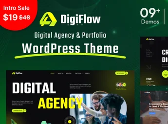 DigiFlow – Digital Agency WordPress Theme