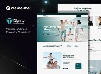 Dignity – Insurance Business Elementor Template Kit