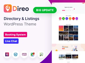 Direo – Directory & Listing WordPress Theme