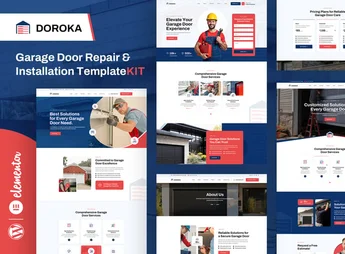 Doroka | Garage Door Repair Elementor Template Kit