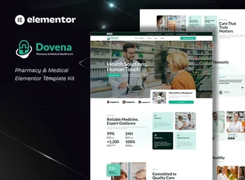 Dovena – Pharmacy & Medical Elementor Template Kit