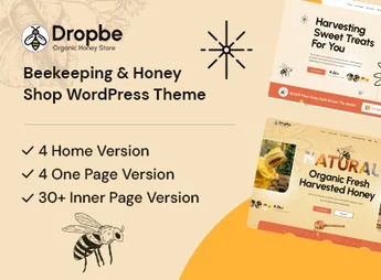 Dropbe – Beekeeping and Honey Shop WordPress Theme