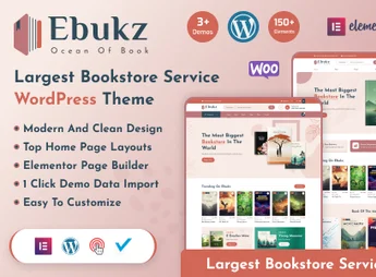 Ebukz – eBook & eReading Shop WordPress Theme