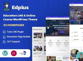 Edplus – Education & Online Course WordPress Theme