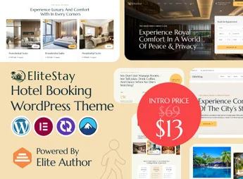 EliteStay – Hotel Booking WordPress Theme