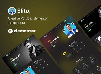 Elito – Creative Portfolio Elementor Template Kit
