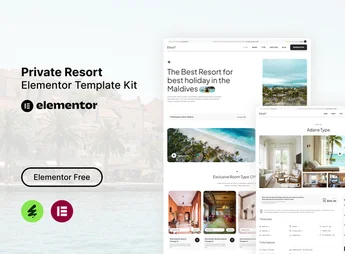 Elliad – Private Resort Elementor Template Kit