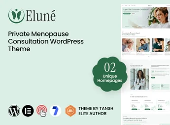 Elune – Private Menopause Consultation & Midlife Wellness WordPress Theme