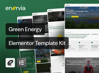 Enervia – Green Energy Elementor Template Kit