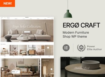 ErgoCraft – Furniture Shop WordPress Theme