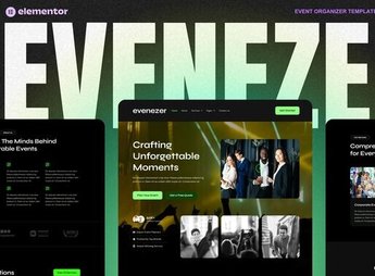 Evenizer – Event Organizer Elementor Template Kit
