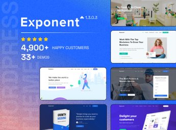 Exponent – Modern Multi-Purpose Business WordPress theme