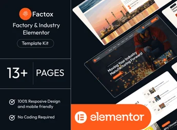 Factox – Factory & Industry Elementor Template Kit