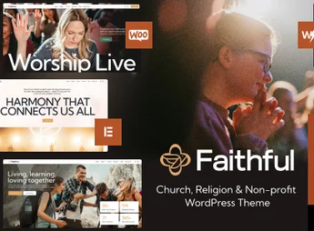 Faithful – Church & Religion Non-profit WordPress Theme