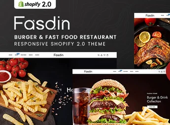 Fasdin – Burger & FastFood Restaurant Responsive Shopify 2.0 Theme