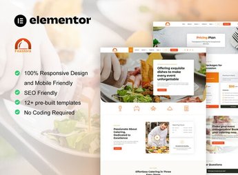 Feastora – Restaurant & Catering Service Elementor Template Kit