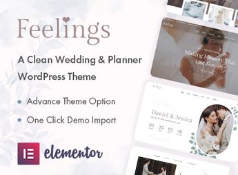 Feelings – Wedding & Planner WordPress Theme