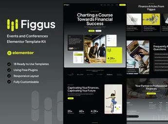 Figgus – Finance & Investment Elementor Template Kit