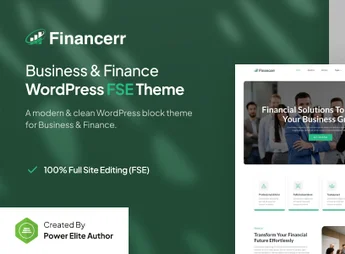 Financerr – Business & Finance FSE WordPress Theme