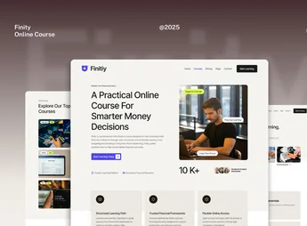 Finity – Financial Online Course Website Elementor Template Kits