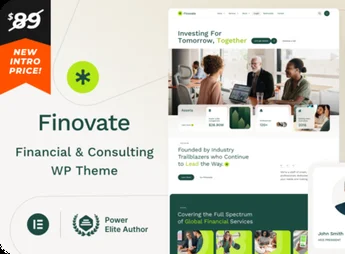 Finovate – Financial Advisors & Business Consulting WordPress Theme