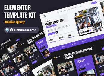 Finovia – Digital Marketing Agency Elementor Kit