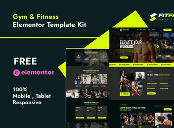 Fitfat – Gym & Fitness Elementor Template Kit
