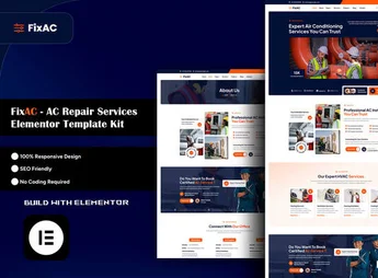 FixAC – AC Repair Services Elementor Template Kit