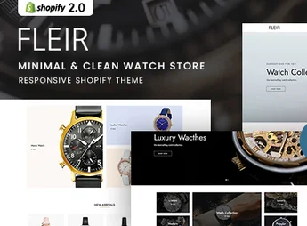 Fleir – Minimal & Clean Watch Store Shopify 2.0 Theme