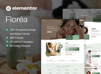 Florea – Beauty Care Services Elementor Pro Template Kit