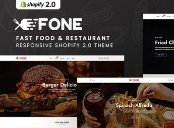 Fone – Fast Food & Restaurant Responsive Shopify 2.0 Theme