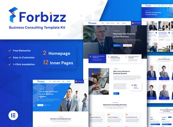 Forbizz – Business Consulting Elementor Template Kit