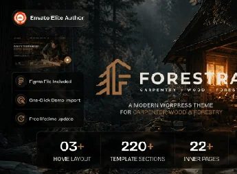 Forestra – Carpenter, Wood & Forestry WordPress Theme