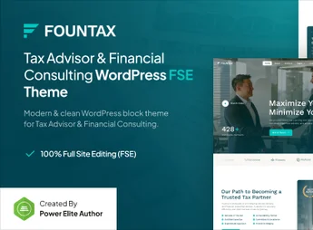Fountax – Tax Advisor & Financial Consulting FSE WordPress Theme