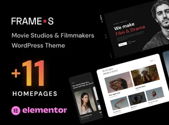 Frames – Movie Studios & Filmmakers WordPress theme