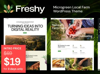 Freshy – Microgreen Local Farm WordPress Theme